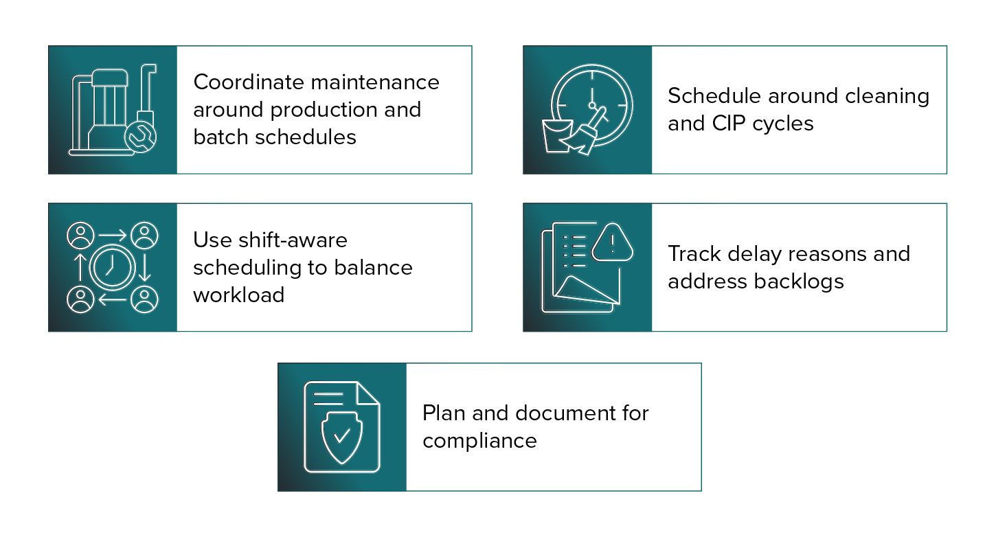 A list of distillery maintenance best practices.